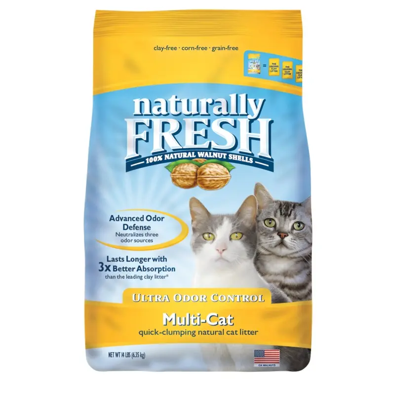 Naturally Fresh (Yellow) Multi Cat Litter 26lb Ultra Odor