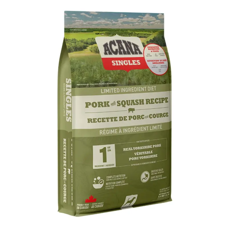 Acana Singles Pork & Squash Dog 10.8kg