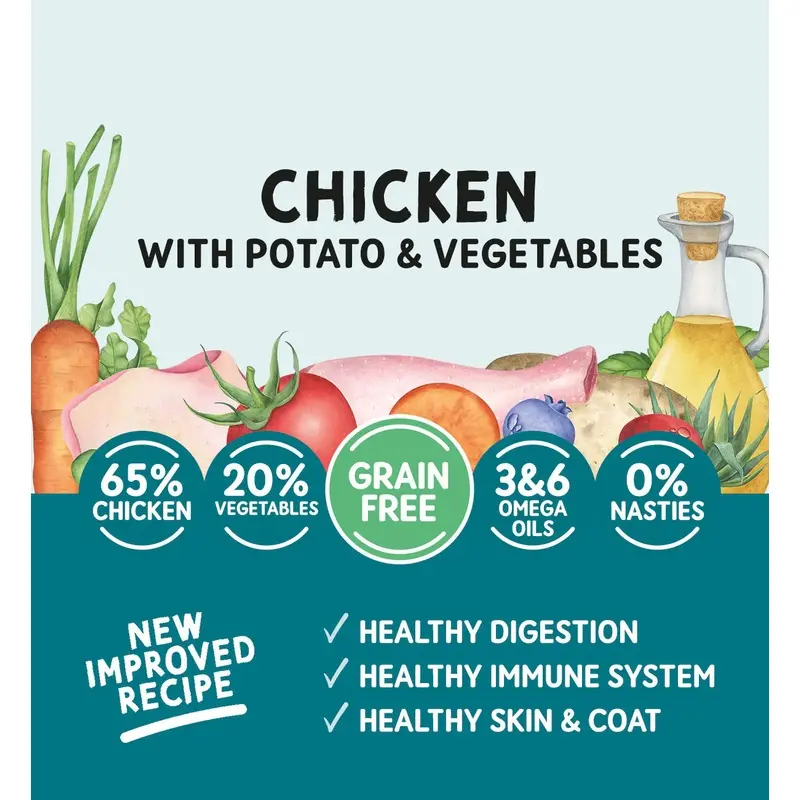 Adult GF Chicken & Potato 400g
