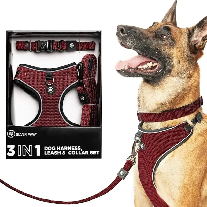 3 in 1- Collar/Leash Harness Set