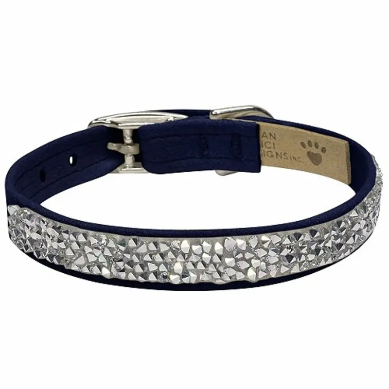 Crystal Rocks Dog Collars by Susan Lanci - 30 Colors