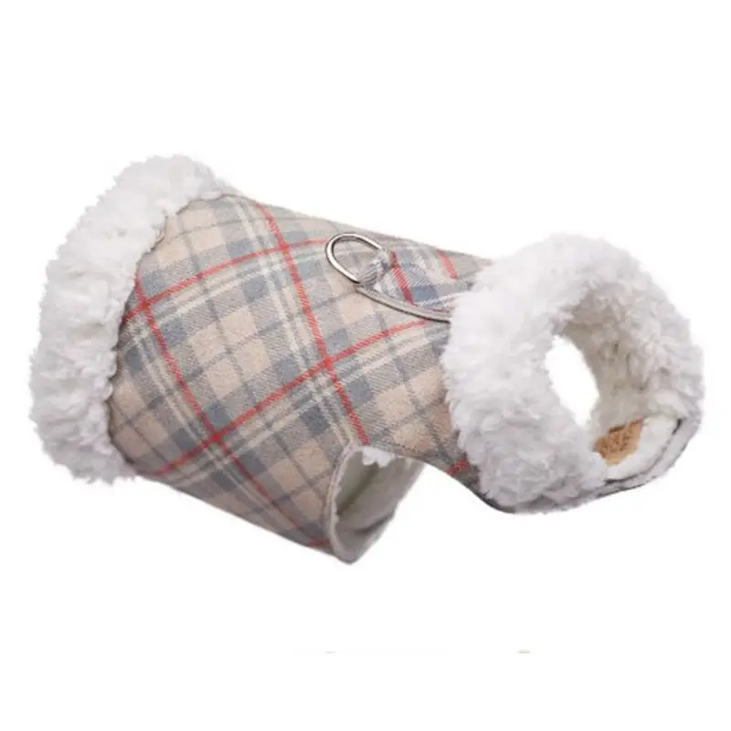 Dog Bowzer - Doe Plaid w/Ivory Shearling Non Returnable - Ships in 12 -17 Business days