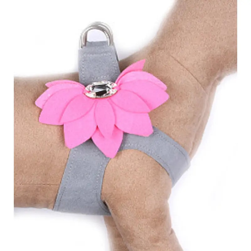 Platinum / Perfect Pink Water Lily Step in Dog Harness Usually ships in 2-3 weeks.