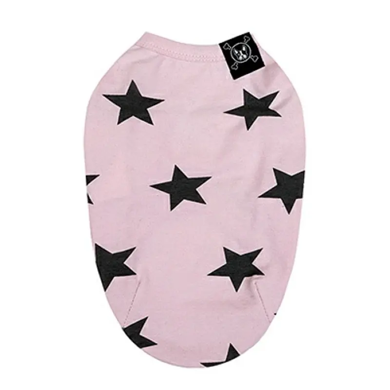 Puppy Angel Star Sleeveless Doggie T-shirts - Pink S