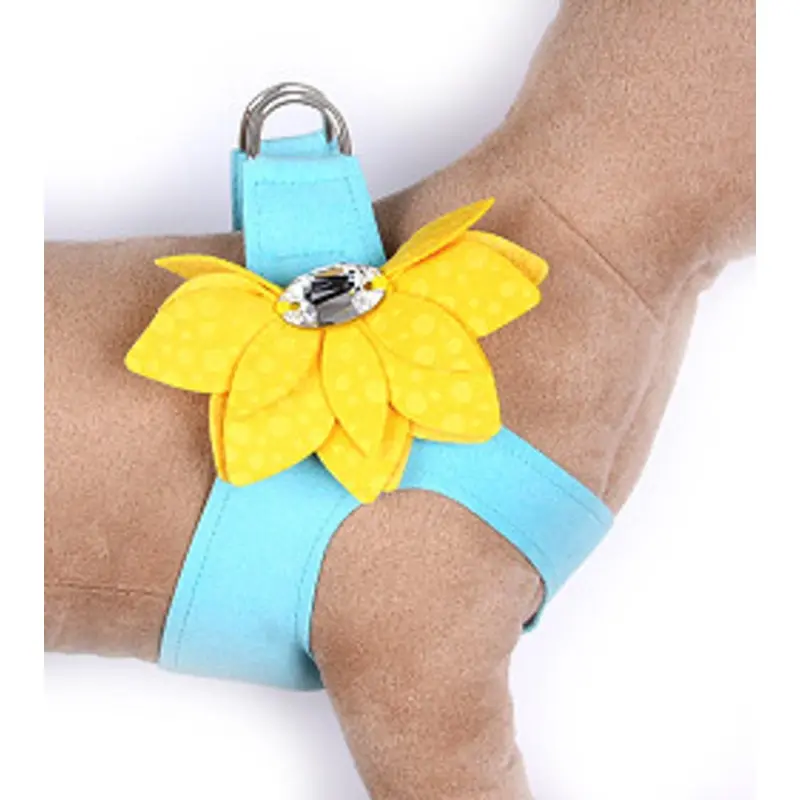 Tiffi Blue / Sunshine Water Lily Step in Dog Harness Usually ships in 2-3 weeks.