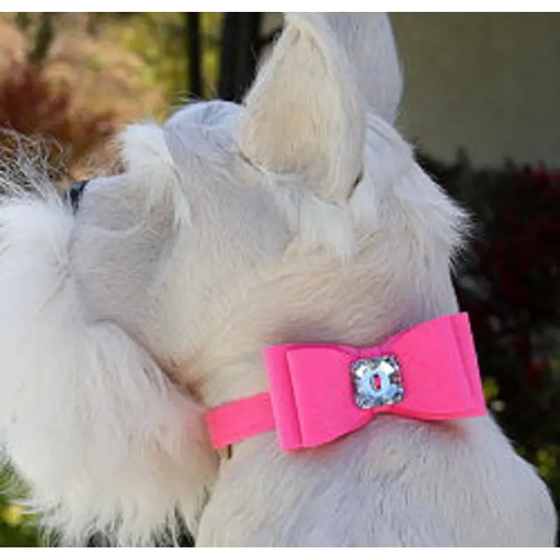 Big Bow Sliders by Susan Lanci Designs Puppy Pink