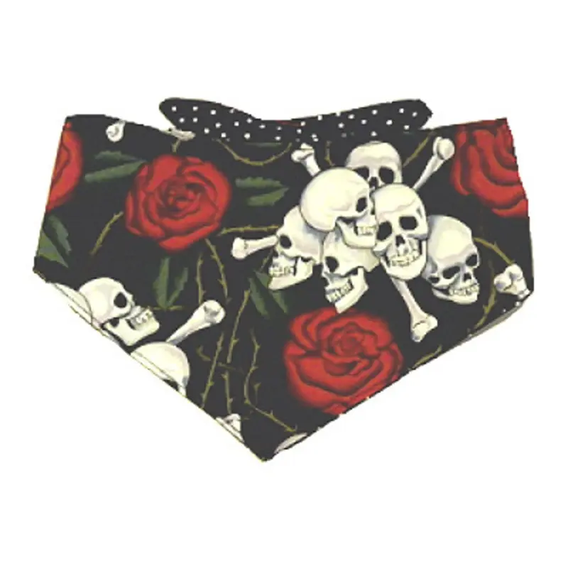 Bandana - Skulls & Roses X-Small