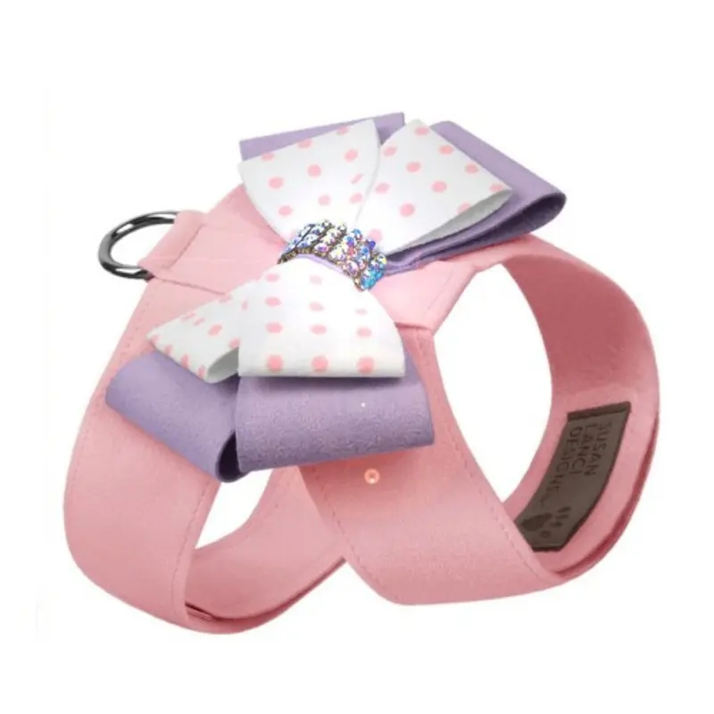 Daisy Polka Dot Double Nouveau Bow Tinkie Harness
