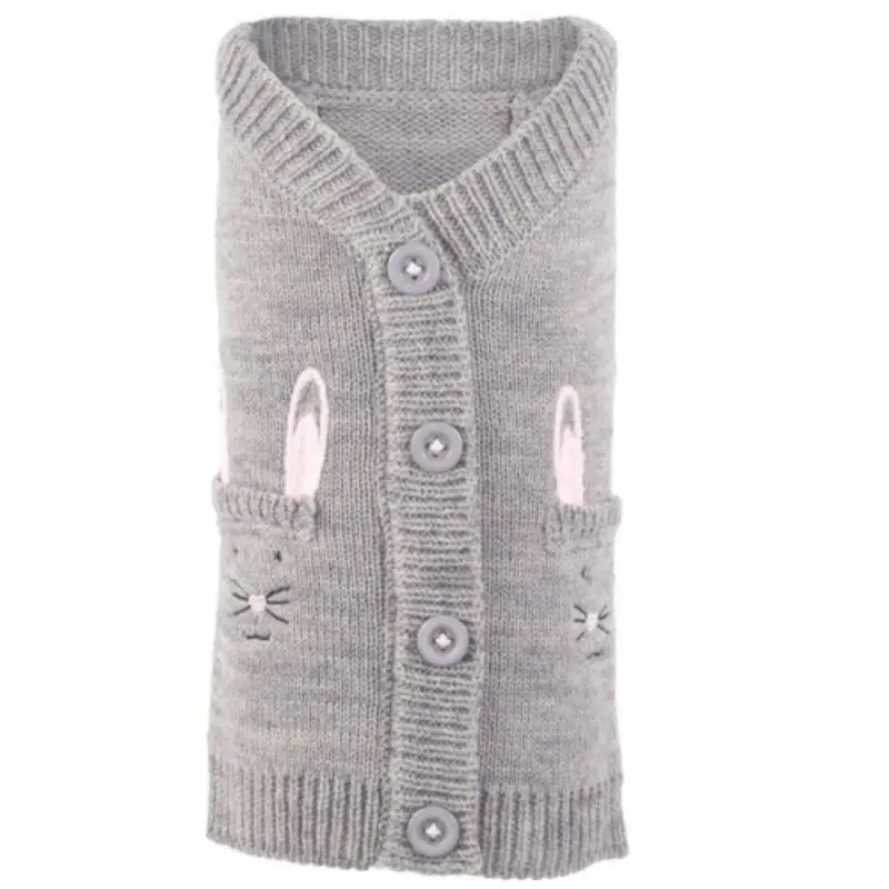 Bunny Rabbit Dog Cardigan Sweater