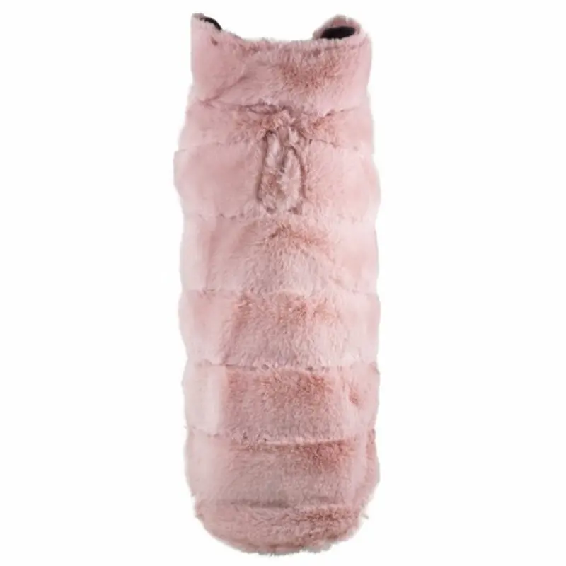 Mauve Fur Dog Coat