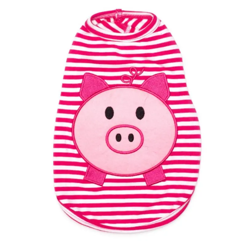 Wilbur Pig Pink Pet Dog T-Shirt - Small - Big Dog