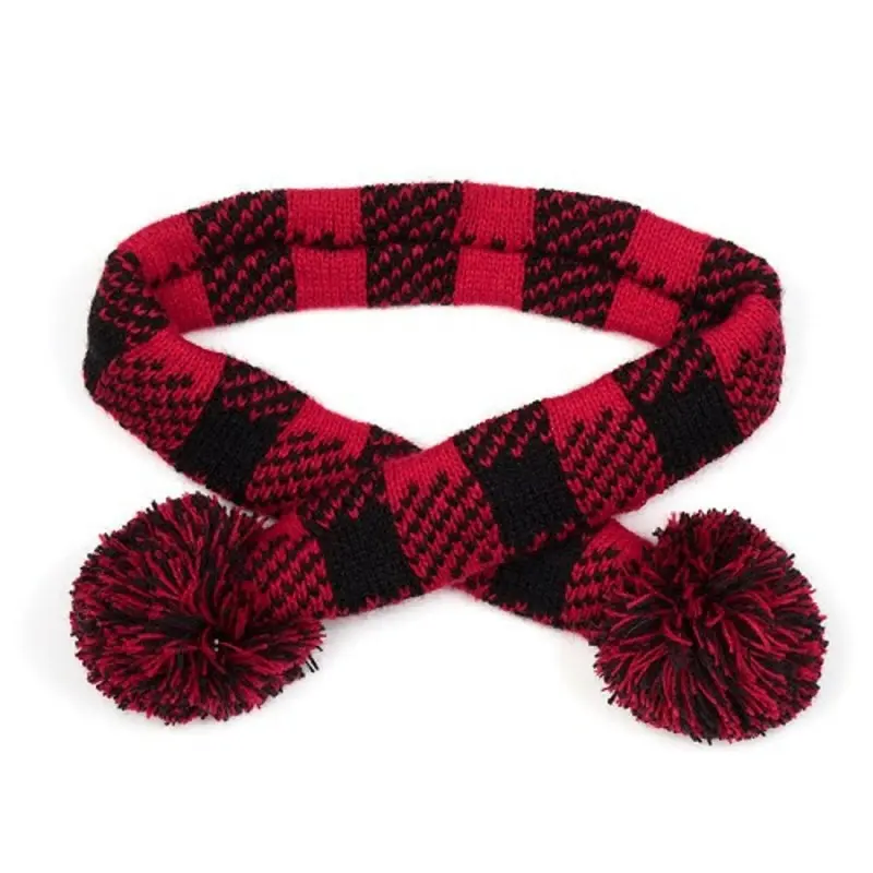 Buffalo Check Dog Neck Scarf XS