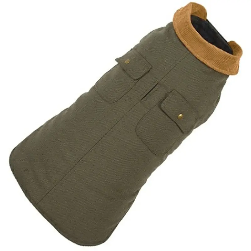 Chester Barn Dog Coat - Green