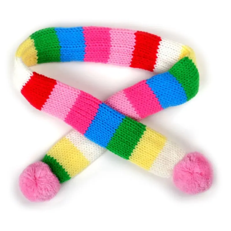 Dapper Stripe Pink Dog Neck Scarf