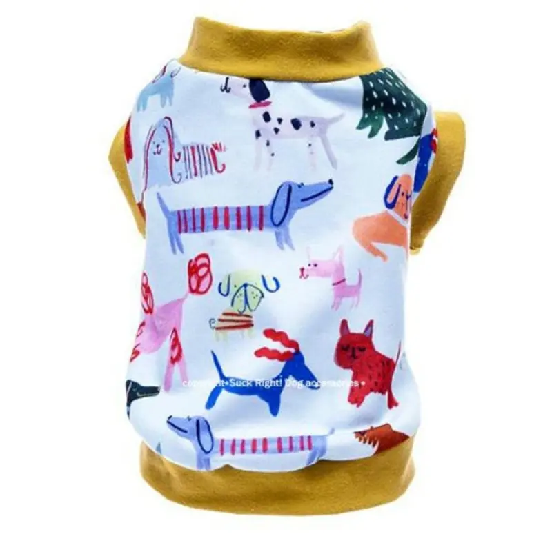 Designer Colour Dog Tee Shirt XS