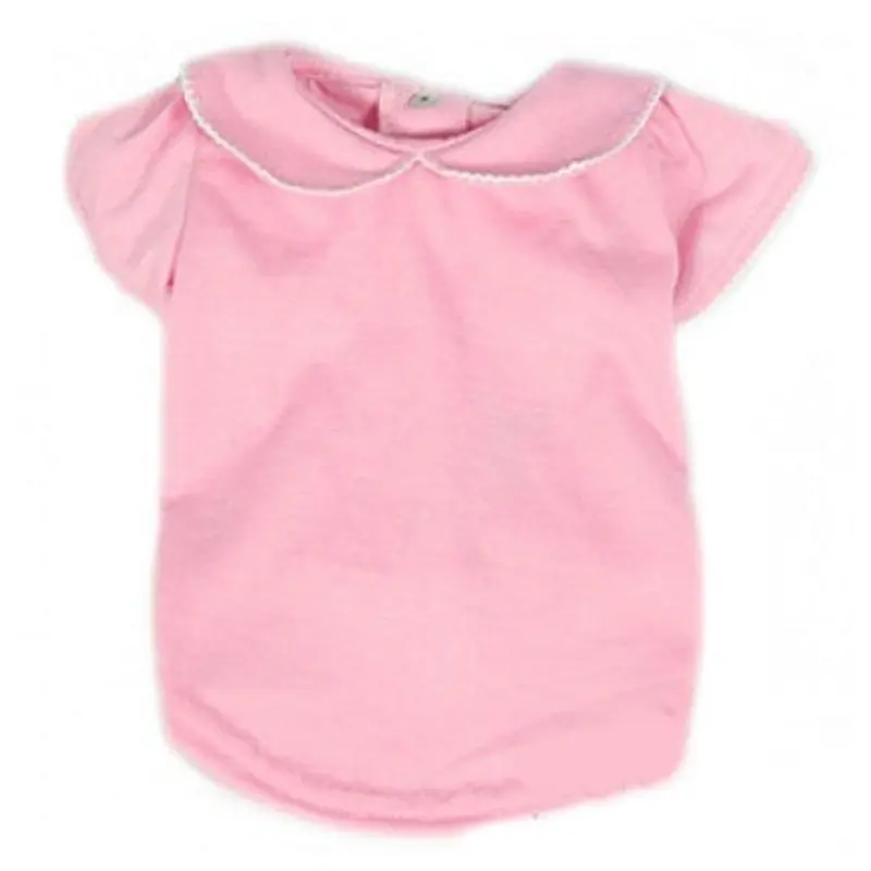 Laced Classic Pink Knit Dog Blouse XS