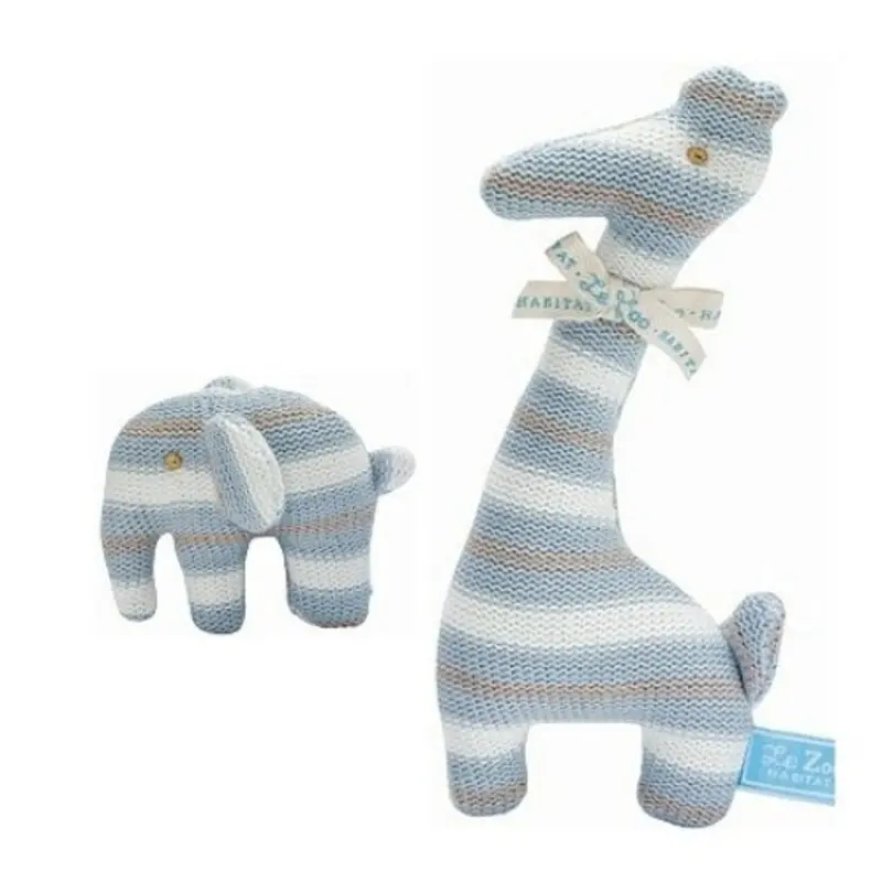 Le Giraffe or Le Elephant - Blue Striped Elephant