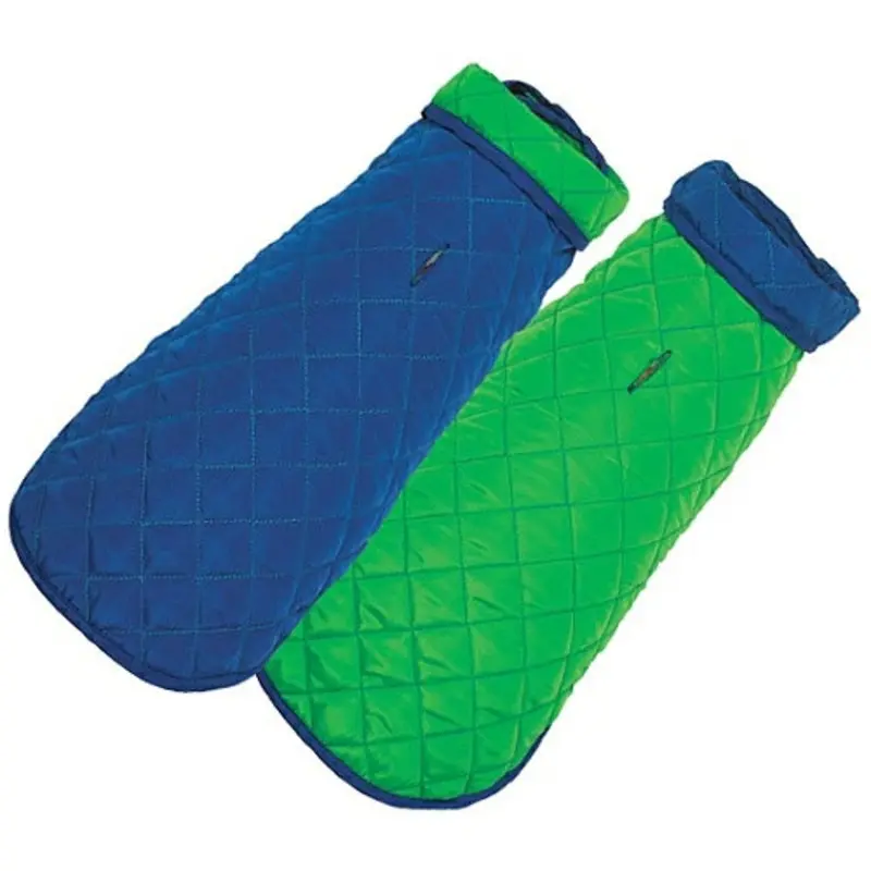 Royal / Kelly Diamond Quilted Dog Coat
