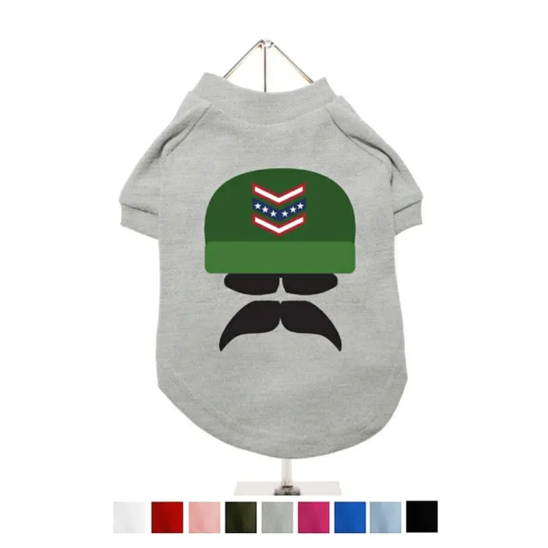 Sergeant Badass Dog T-Shirt XXS