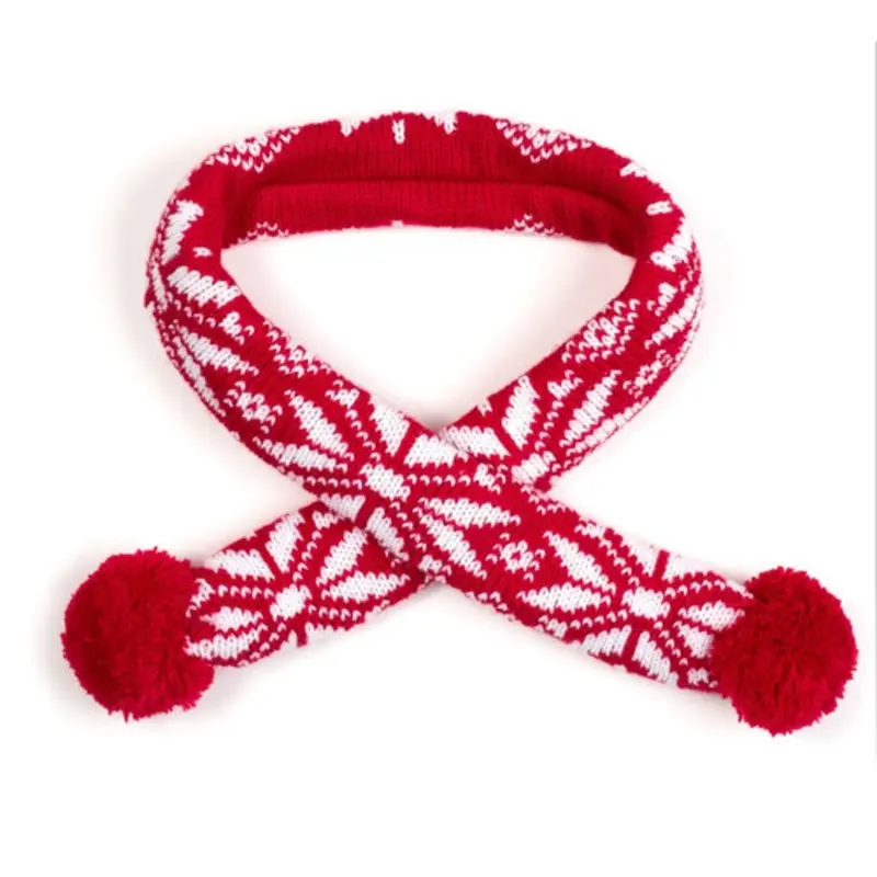 Ski Lodge Red Dog Neck Scarf XS