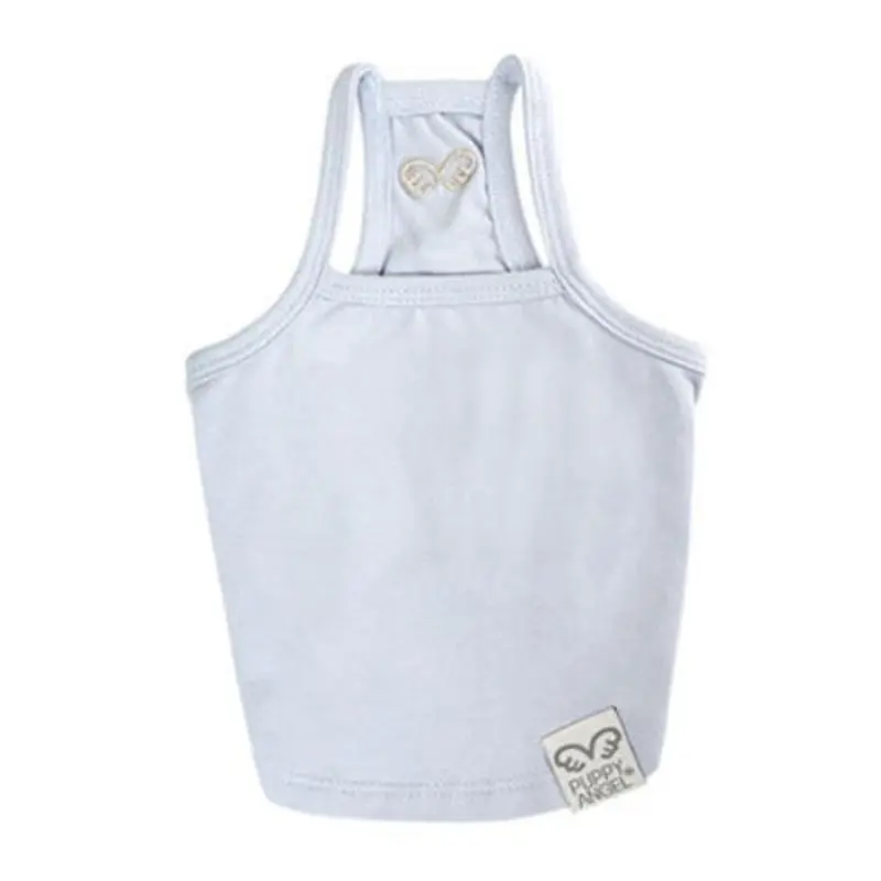 Mac Dally Dog Strap Top - Lt Blue S