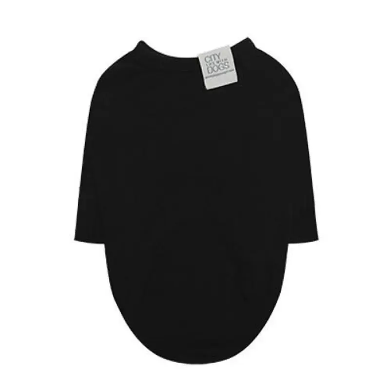 Puppy Angel Daily Long Sleeve Dog T-shirts - Black XS