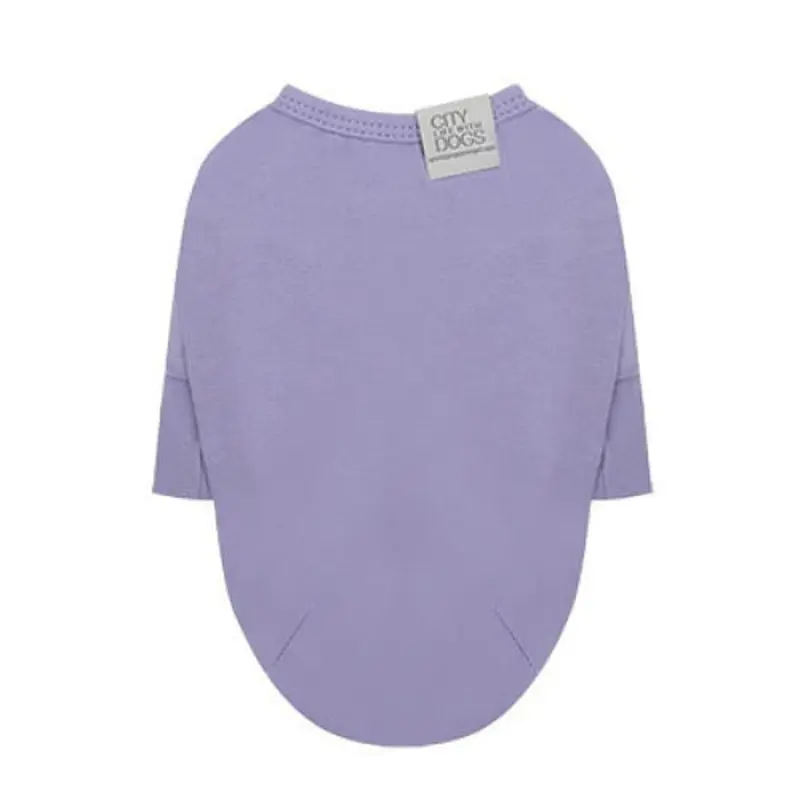 Puppy Angel Daily Long Sleeve Dog T-shirts - Lavender XS