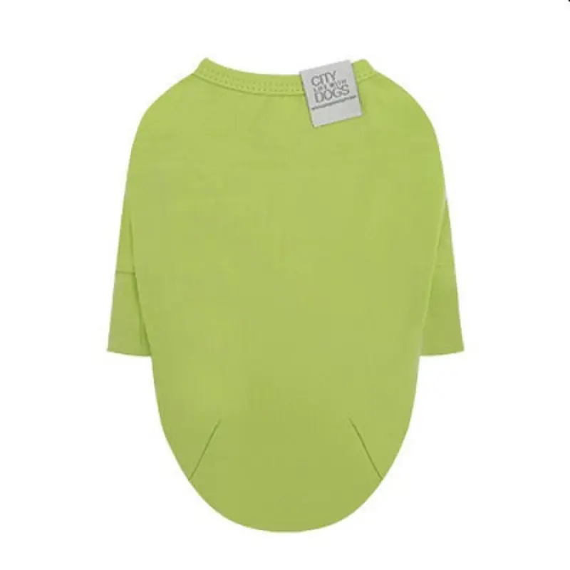 Puppy Angel Daily Long Sleeve Dog T-shirts - Lime Green S