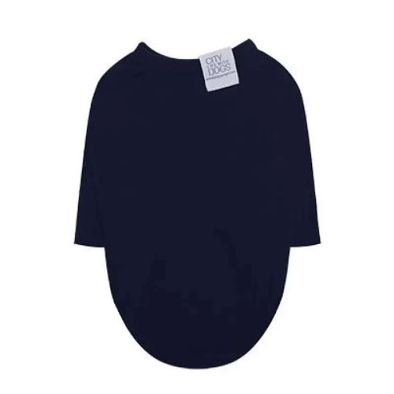 Puppy Angel Daily Long Sleeve Dog T-shirts - Navy Blue XS