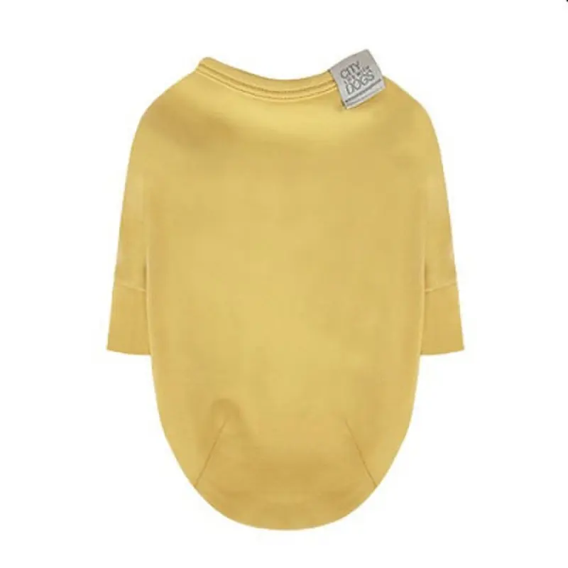 Puppy Angel Daily Long Sleeve Dog T-shirts - Yellow XS