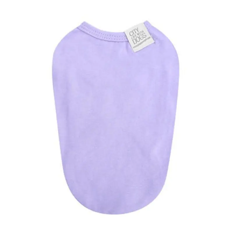 Puppy Angel Mac Daily Sleeveless Dog T-shirts - Lavender XS