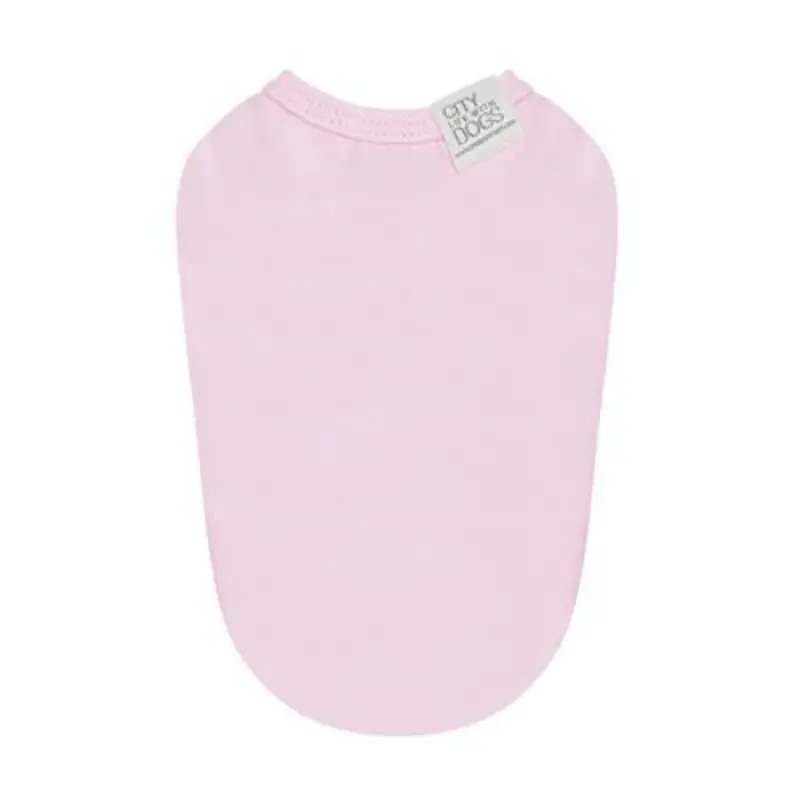 Puppy Angel Mac Daily Sleeveless Dog T-shirts - Pink XS