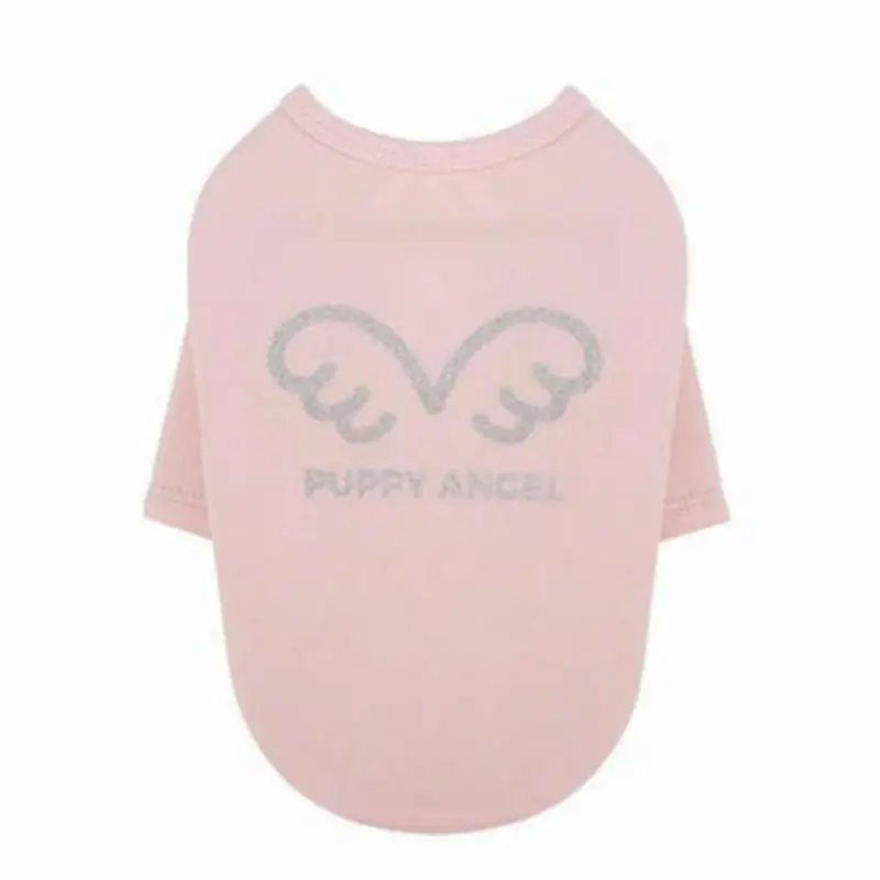 Puppy Angel Signature Dog T-shirts (Regular Fit) - Pink S