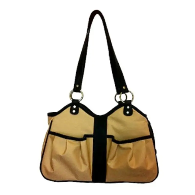 Metro 2 Tan Pet Dog Carrier by Petote Small