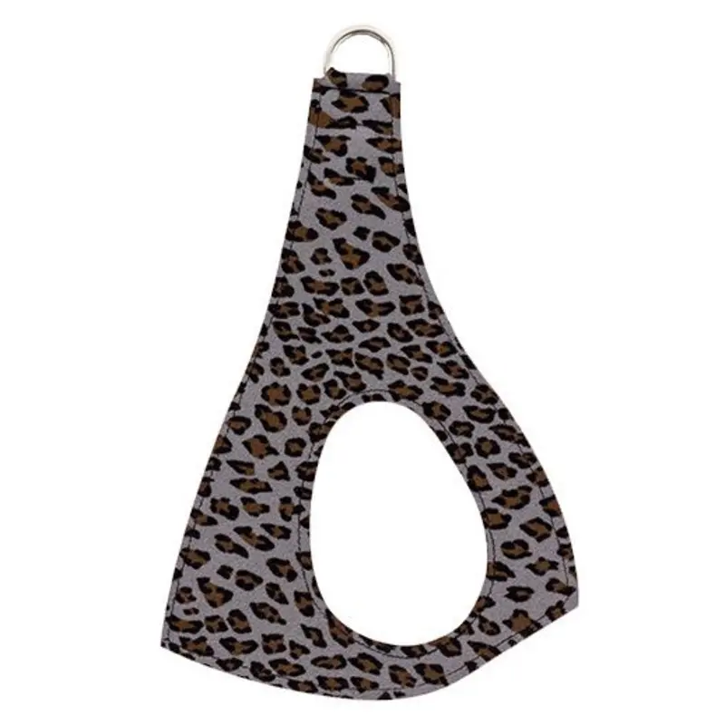 Platinum Cheetah Couture Plain Step In Dog Harness by Susan Lanci