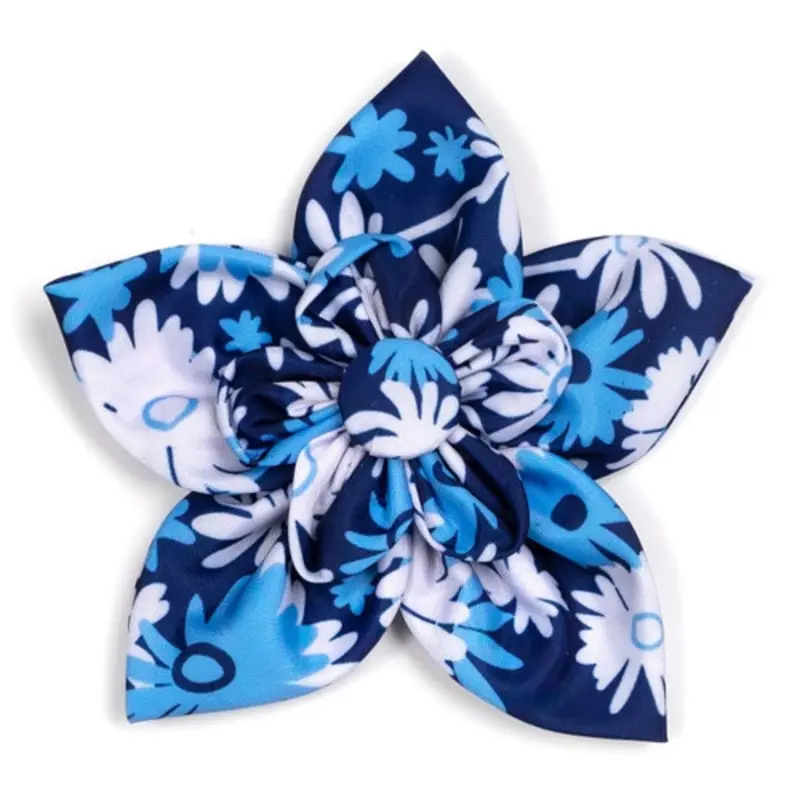 Flower Power Pet Dog Collar Flower Small