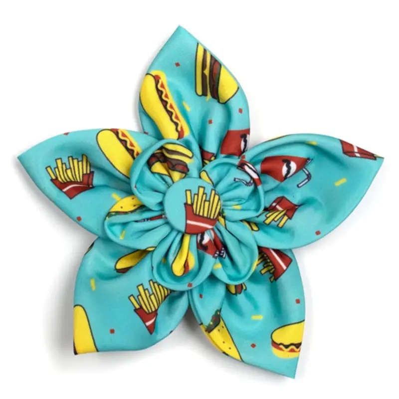 Food Fest Pet Dog Collar Flower Small