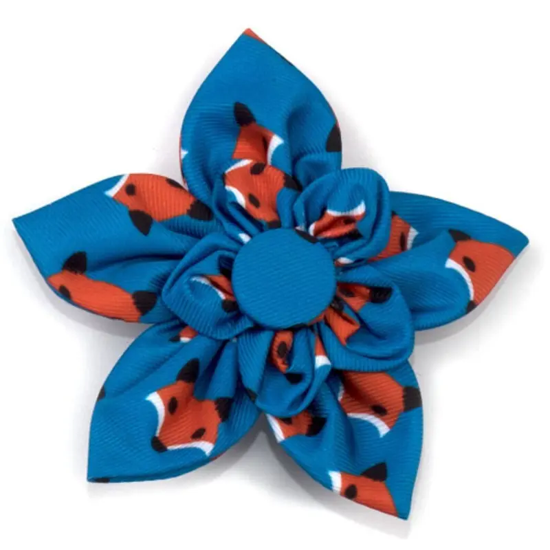 Foxy Pet Dog Collar Flower Small
