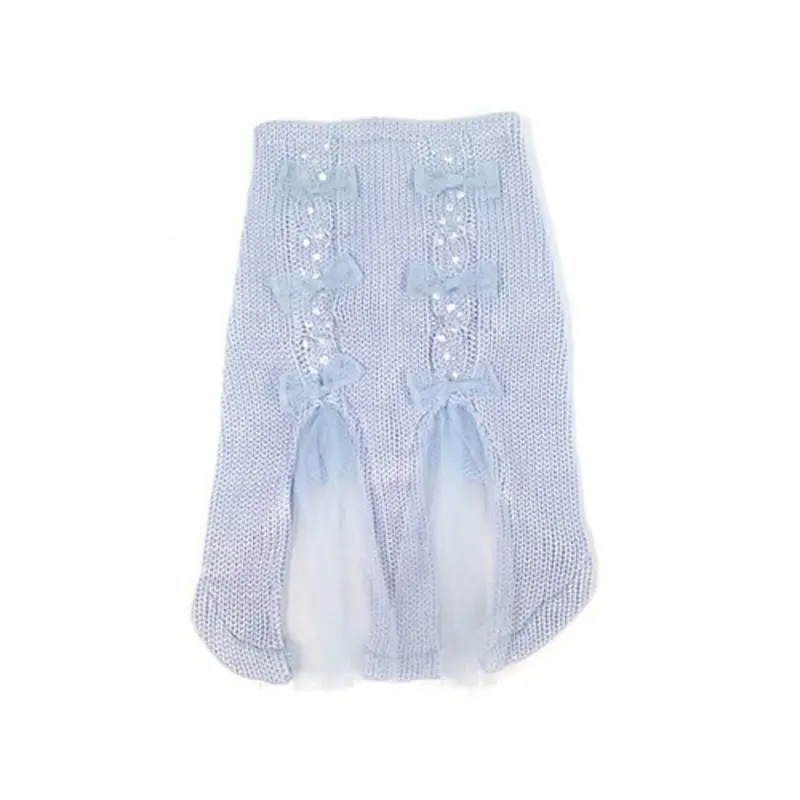 Ethereal Twilight Blue Dog Sweater Medium