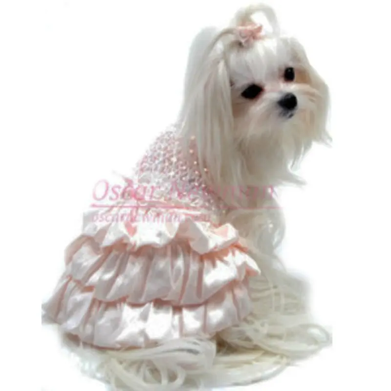 I Dream of Maggie Hand-Smocked Dog Dress Small