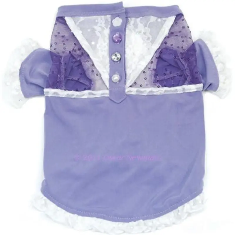 Vampy Violet Dog Tee Small