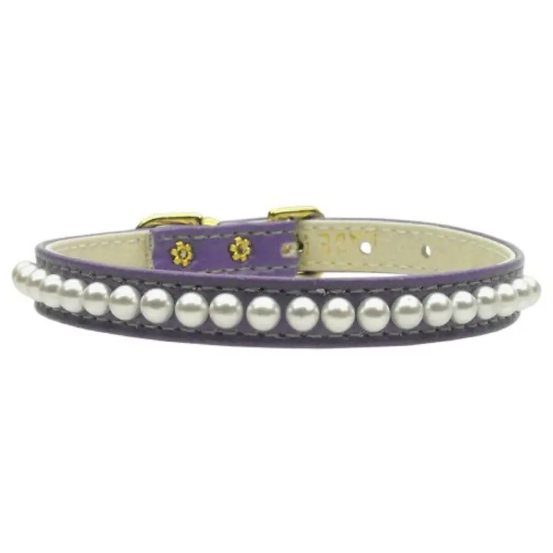 3/8" Pearl Lavender Dog Collar 10