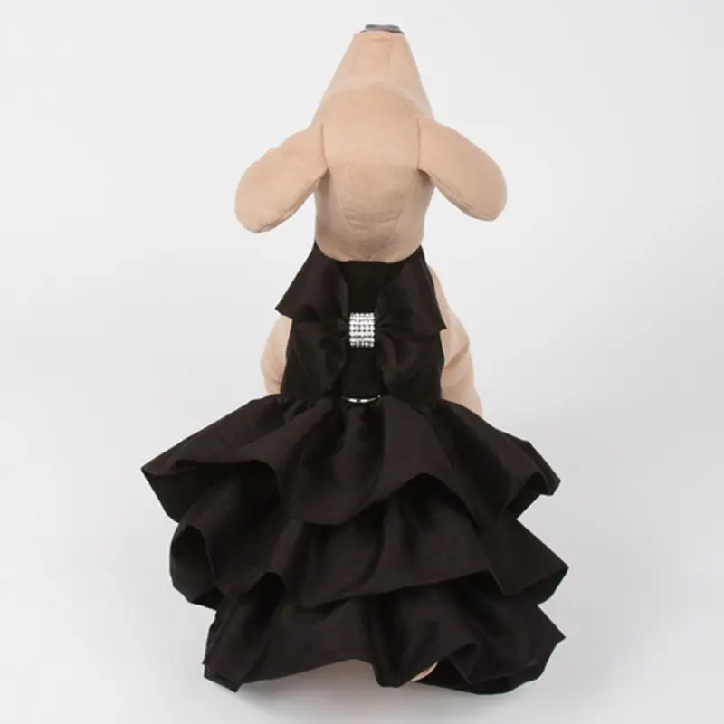 Black Couture Designer Madison Dog Dress Small  Chest Size (12 - 14")