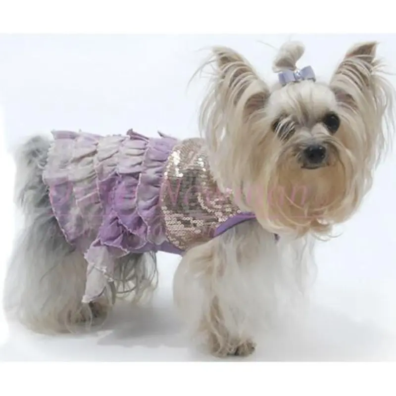 Bling It On Sequin Tank Dog Dress Small