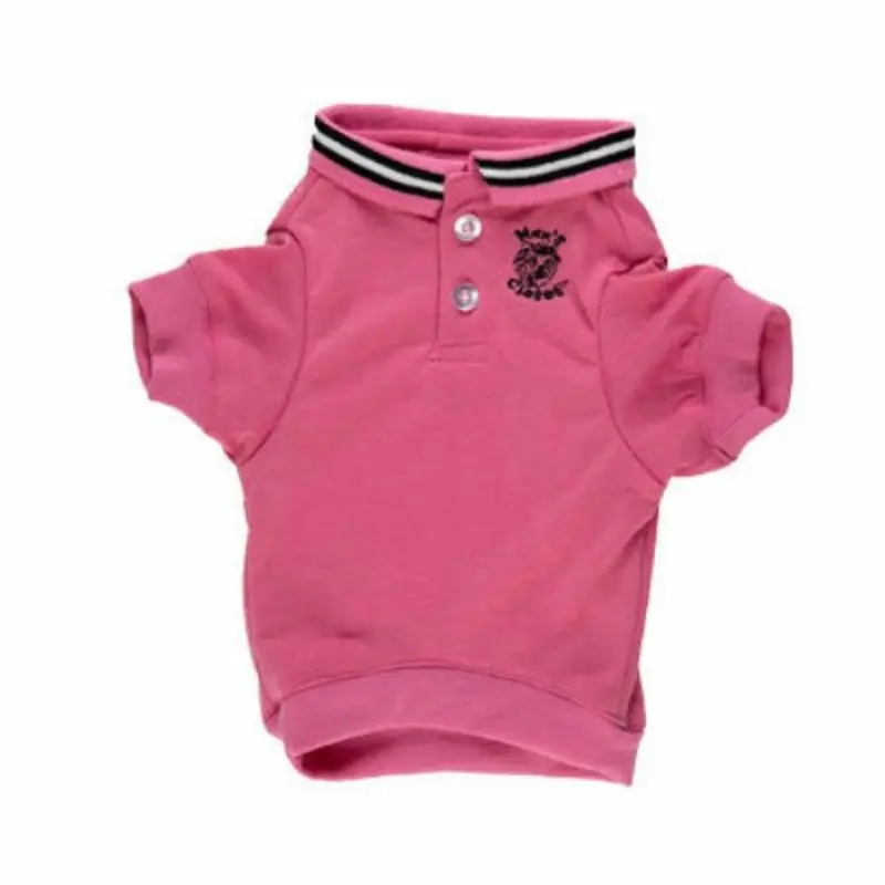 Polo Dog Shirt - Hot Pink - Tiny and Small Pet XS  - Sz 8