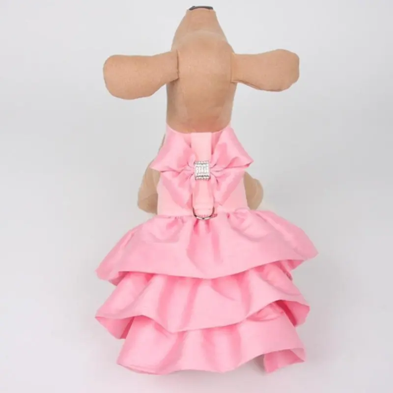 Puppy Pink Couture Designer Madison Dog Dress Small  Chest Size (12 - 14")