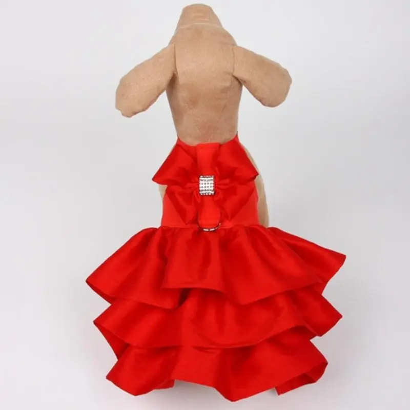 Red Pepper Couture Designer Madison Dog Dress Small  Chest Size (12 - 14")