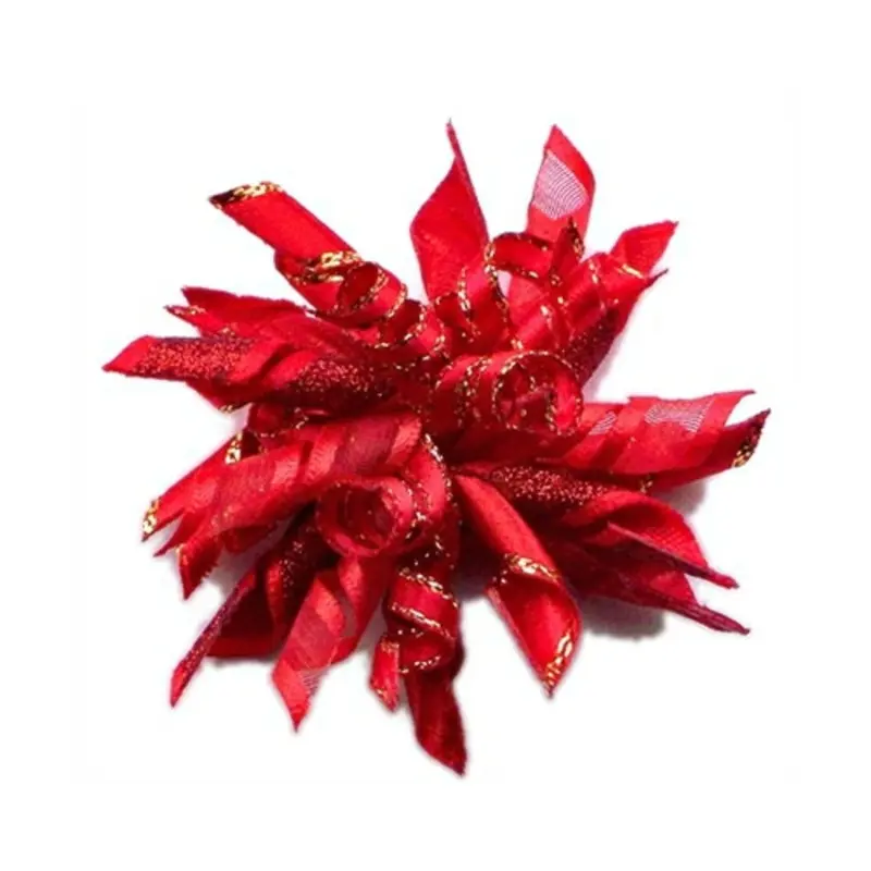 Dog Bows - Valentine Red Hot Whirlie Alligator Clip
