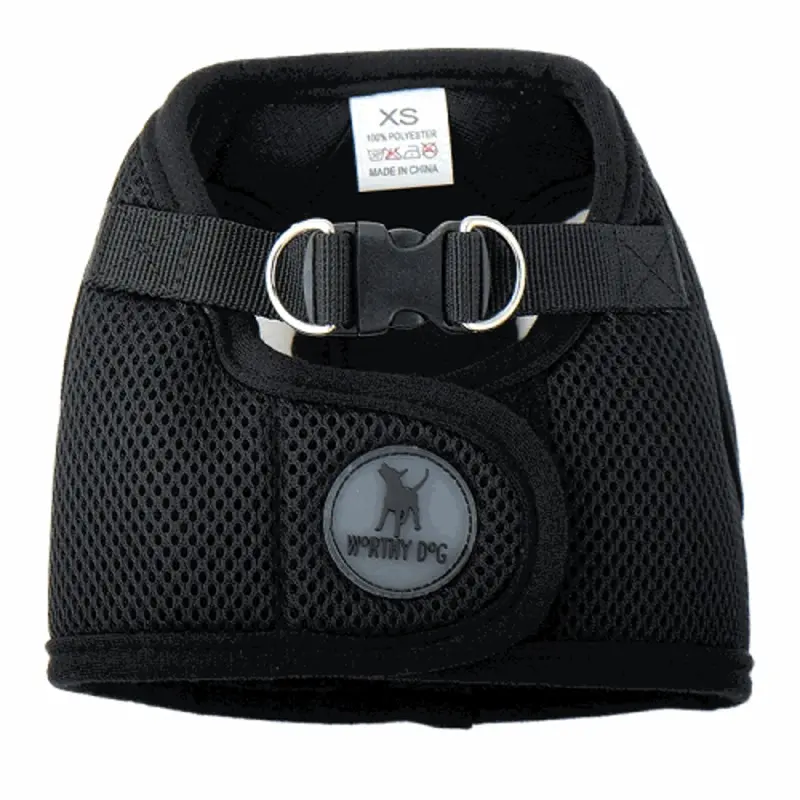 Worthy Dog Step-in Sidekick Dog Harness - Black