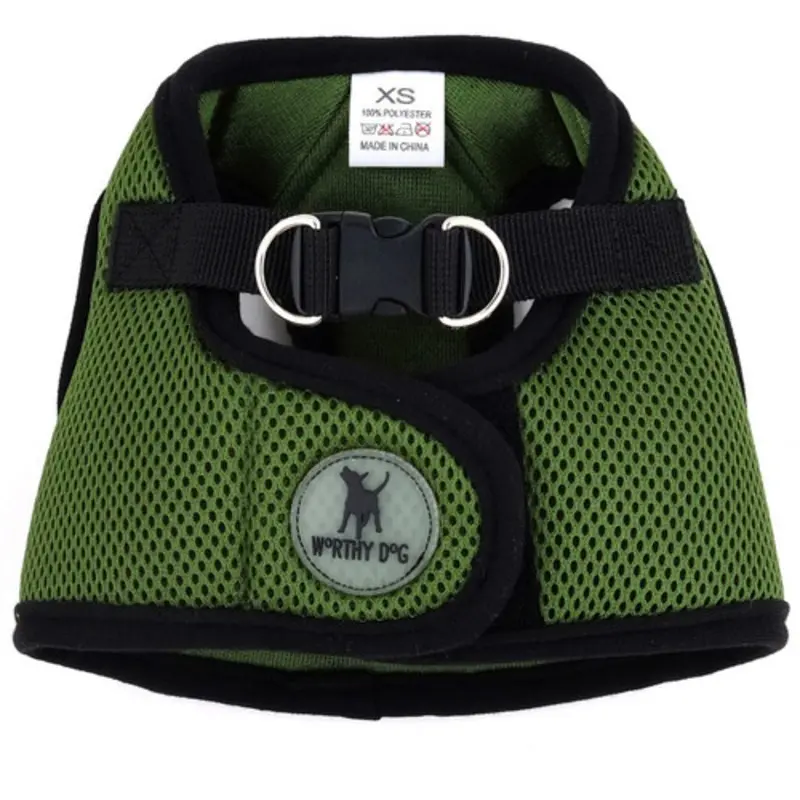 Worthy Dog Step-in Sidekick Dog Harness - Green